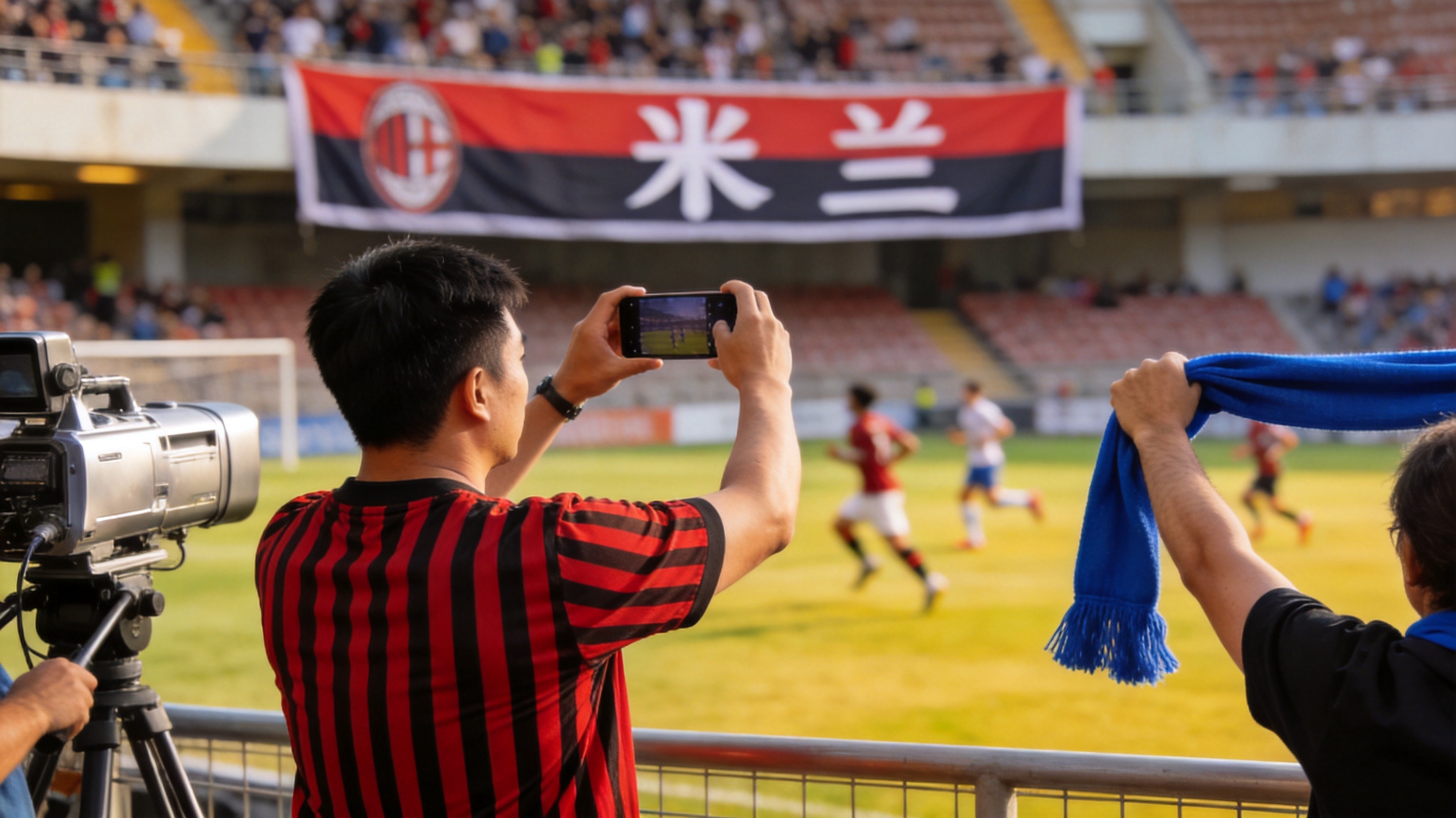 米兰MiLan直播画面展示实时比分、控球率图表与进球提示弹窗